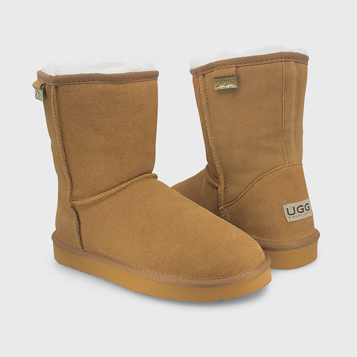 UGG Roughland Water Resistant Cow Suede Wool Classic Short Boots CANBERRA